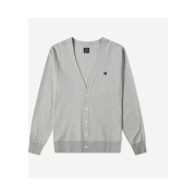 Needles C/PE Sucker Jersey V-Neck Cardigan Grey