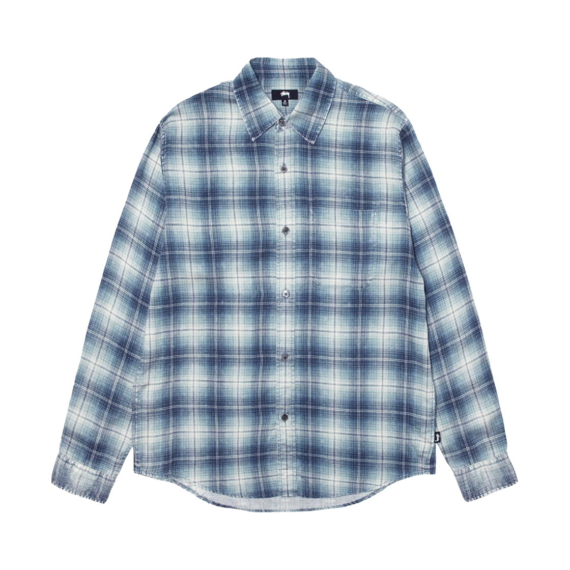 스투시 라지 프린티드 플레이드 매튜 셔츠 블루(Stussy Large Printed Plaid Matthew Shirt Blue) - 1