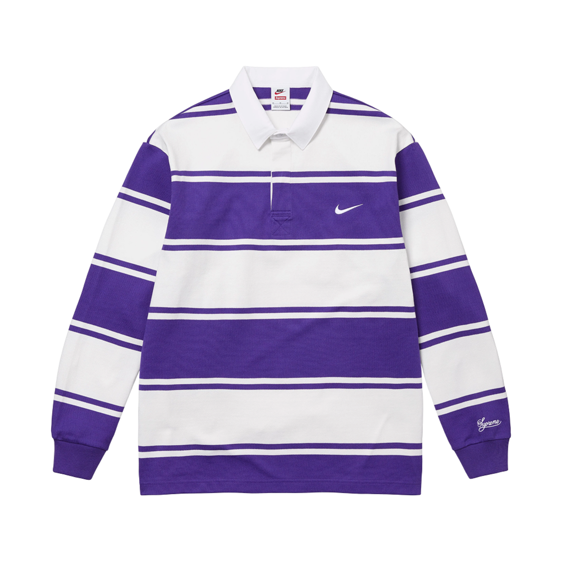 슈프림 x 나이키 스트라이프 럭비 퍼플 - 25SS(Supreme x Nike Stripe Rugby Purple - 25SS) - 2