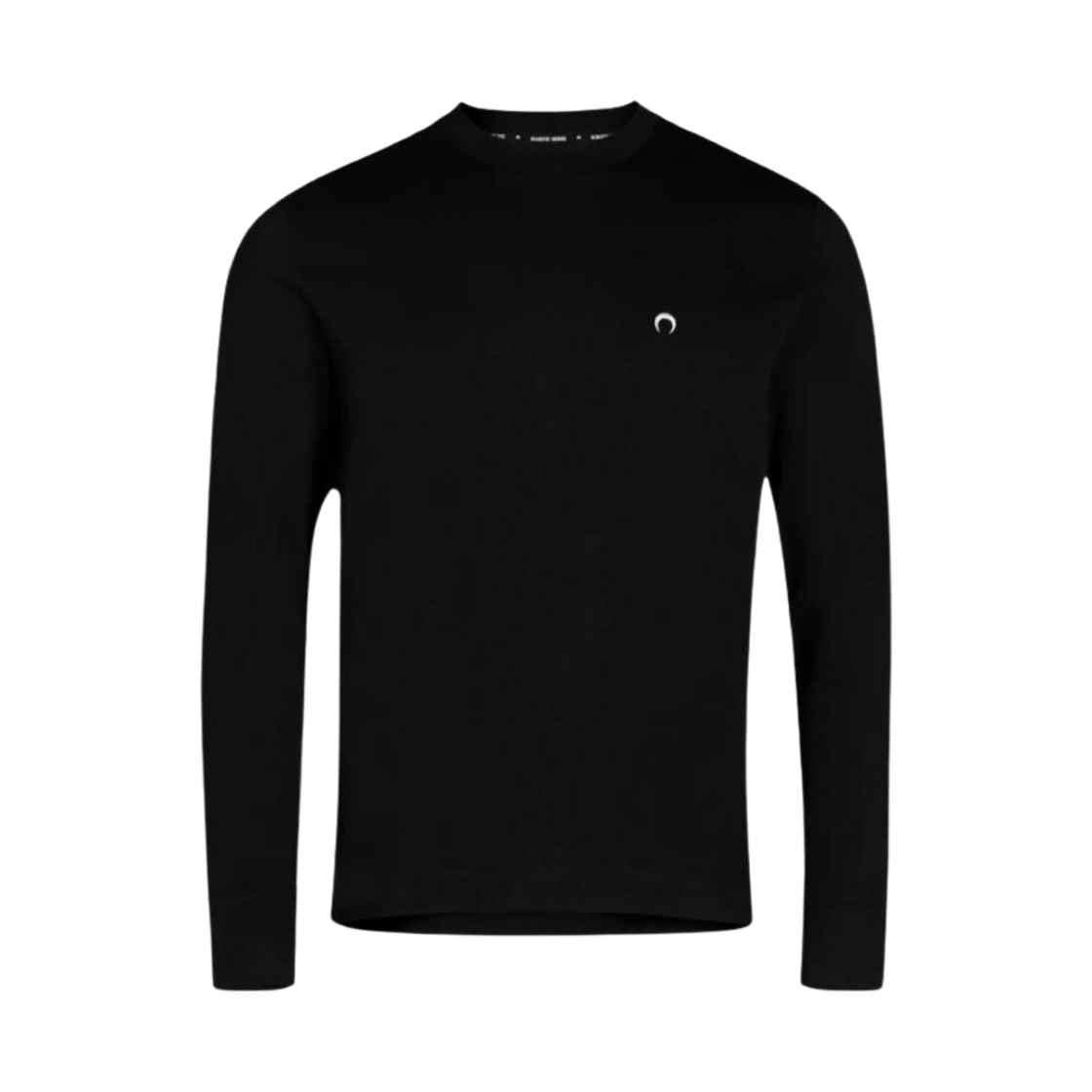 마린 세르 오가닉 코튼 롱슬리브 티셔츠 블랙(Marine Serre Organic Cotton Long Sleeve T-Shirt Black)