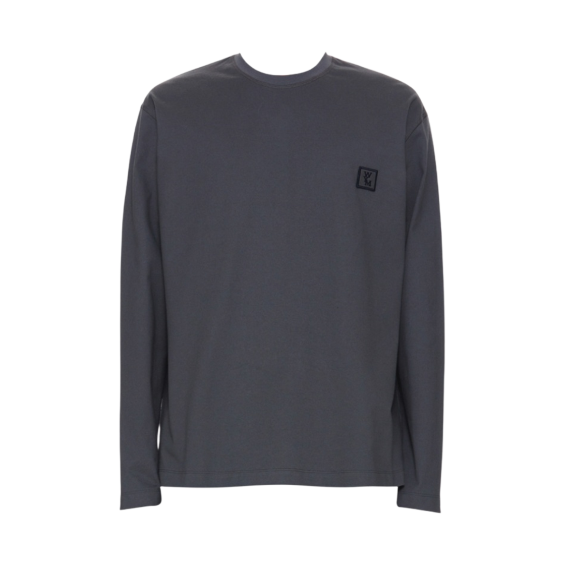 우영미 코튼 롱슬리브 백로고 티셔츠 그레이 - 22FW(Wooyoungmi Cotton Long Sleeve Back Logo T-Shirt Grey - 22FW) - 2