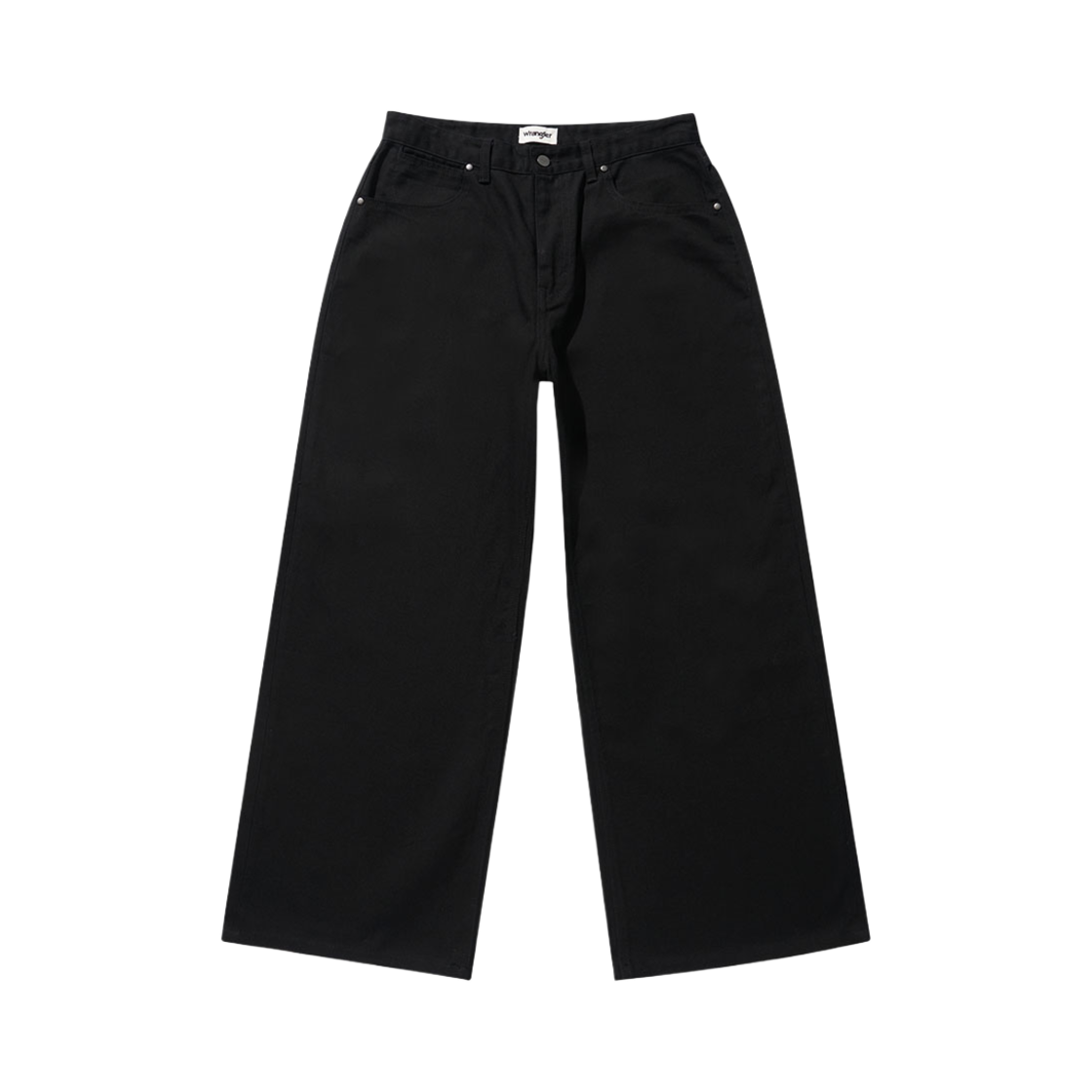 랭글러 루즈 스트레이트핏 솔리드 데님 팬츠 블랙(Wrangler LOOSE STRAIGHT FIT Solid Denim Pants Black) - 1