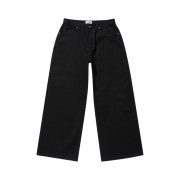 Wrangler LOOSE STRAIGHT FIT Solid Denim Pants Black