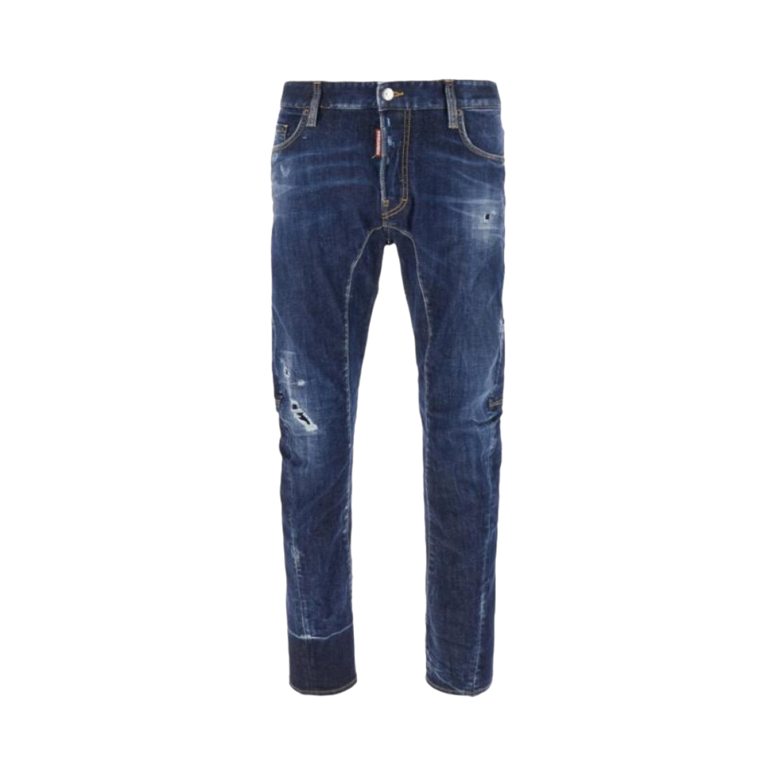 S74LB1339S30789470 Dsquared2 Dark Scar Wash Tidy Biker Jeans Blue