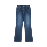 Haveless Women Gemma Boots Cut Jeans Blue