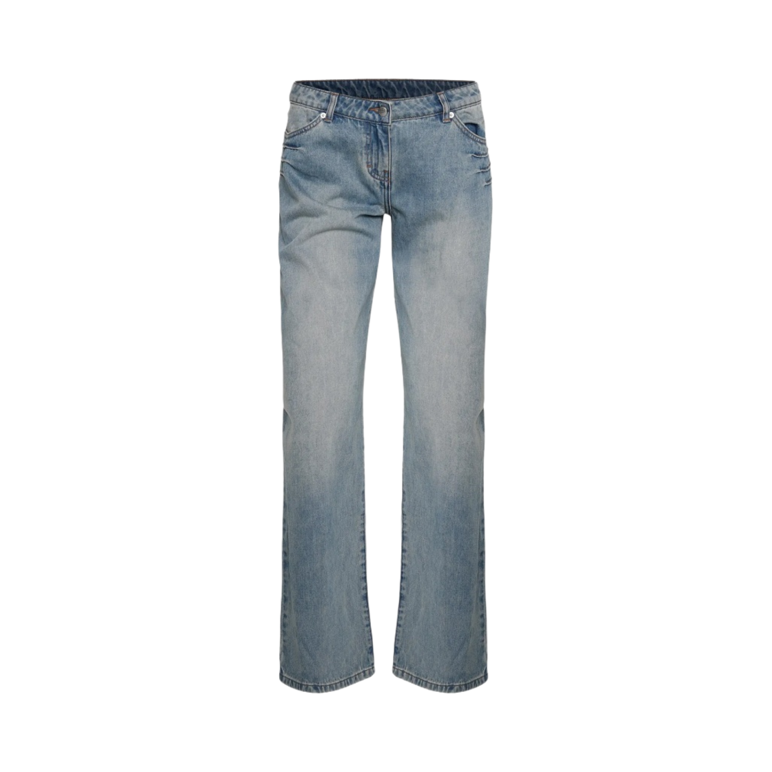 (W) 아이 엠 지아 딜런 진 데님 라이트 블루((W) I Am Gia Dylan Jean Denim Light Blue) - 1