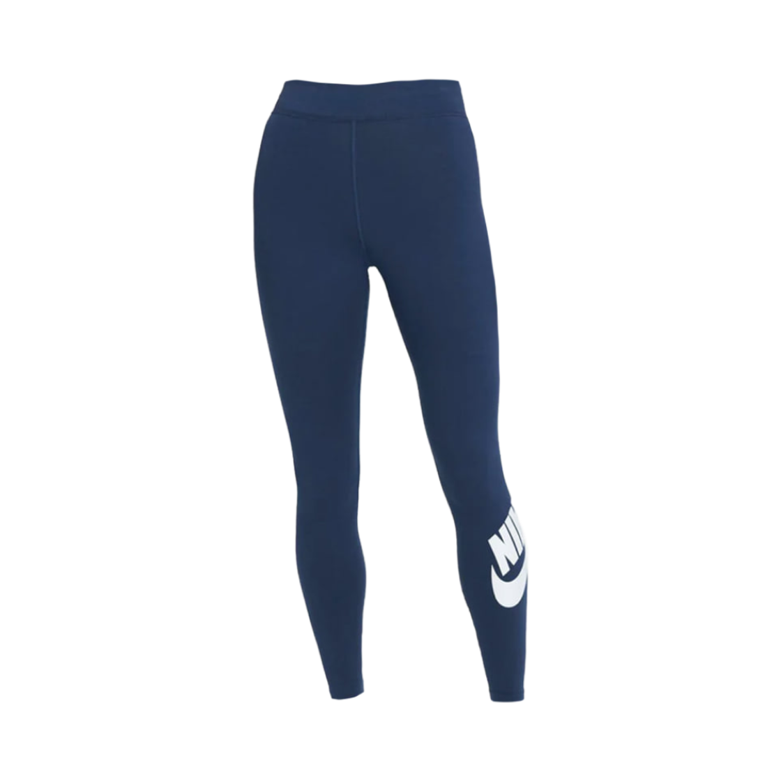 (W) 나이키 NSW 에센셜 하이 웨스트 레깅스 미드나잇 네이비 - US/EU((W) Nike NSW Essential High Waist Leggings Midnight Navy - US/EU) - 1
