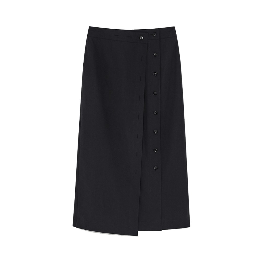 Nasonia Button-up Skirt Dark-Navy Nasonia Button-up Skirt Dark-Navy