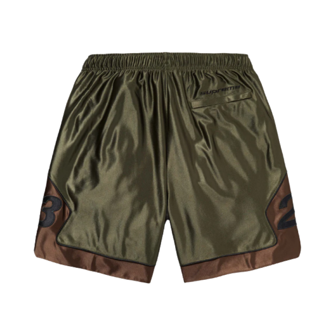 슈프림 x 조던 웜 업 쇼츠 올리브 - 24FW(Supreme x Jordan Warm Up Shorts Olive - 24FW) - 2