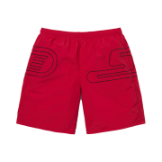Supreme Big Logo Nylon Shorts Red - 25SS