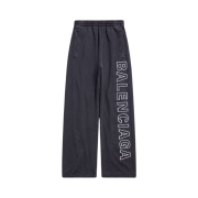 Balenciaga Outline Baggy Sweatpants Black Faded