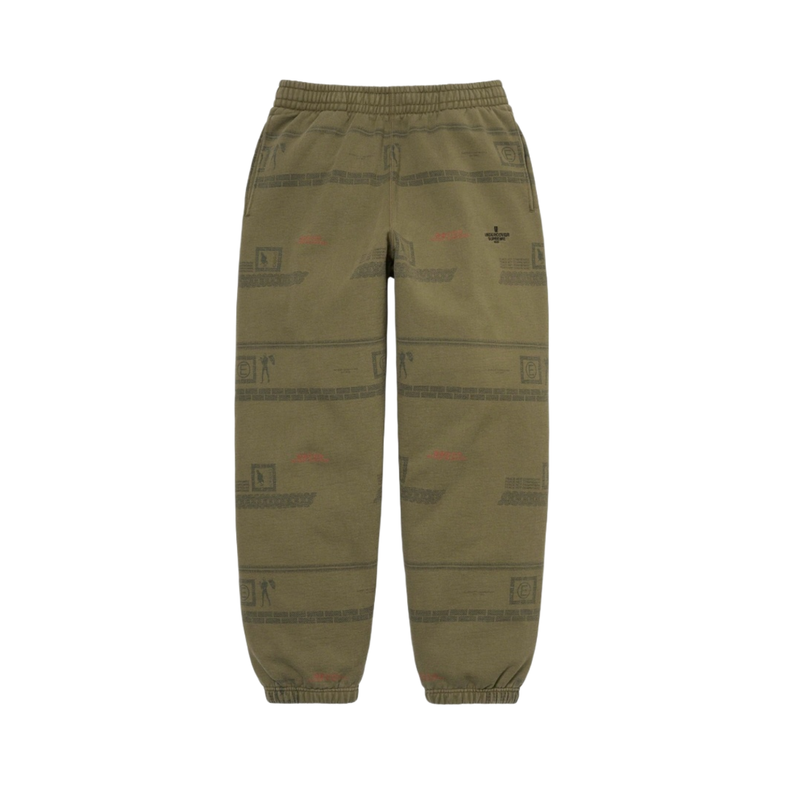 슈프림 x 언더커버 스웨트팬츠 다크 올리브 - 23SS(Supreme x Undercover Sweatpants Dark Olive - 23SS) - 1