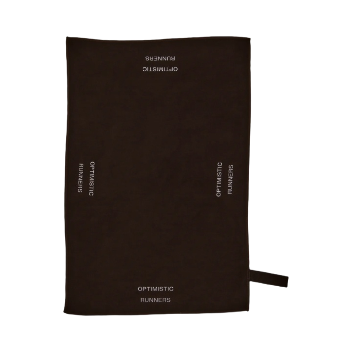 - Optimistic Runners Microfibre Towel Brown
