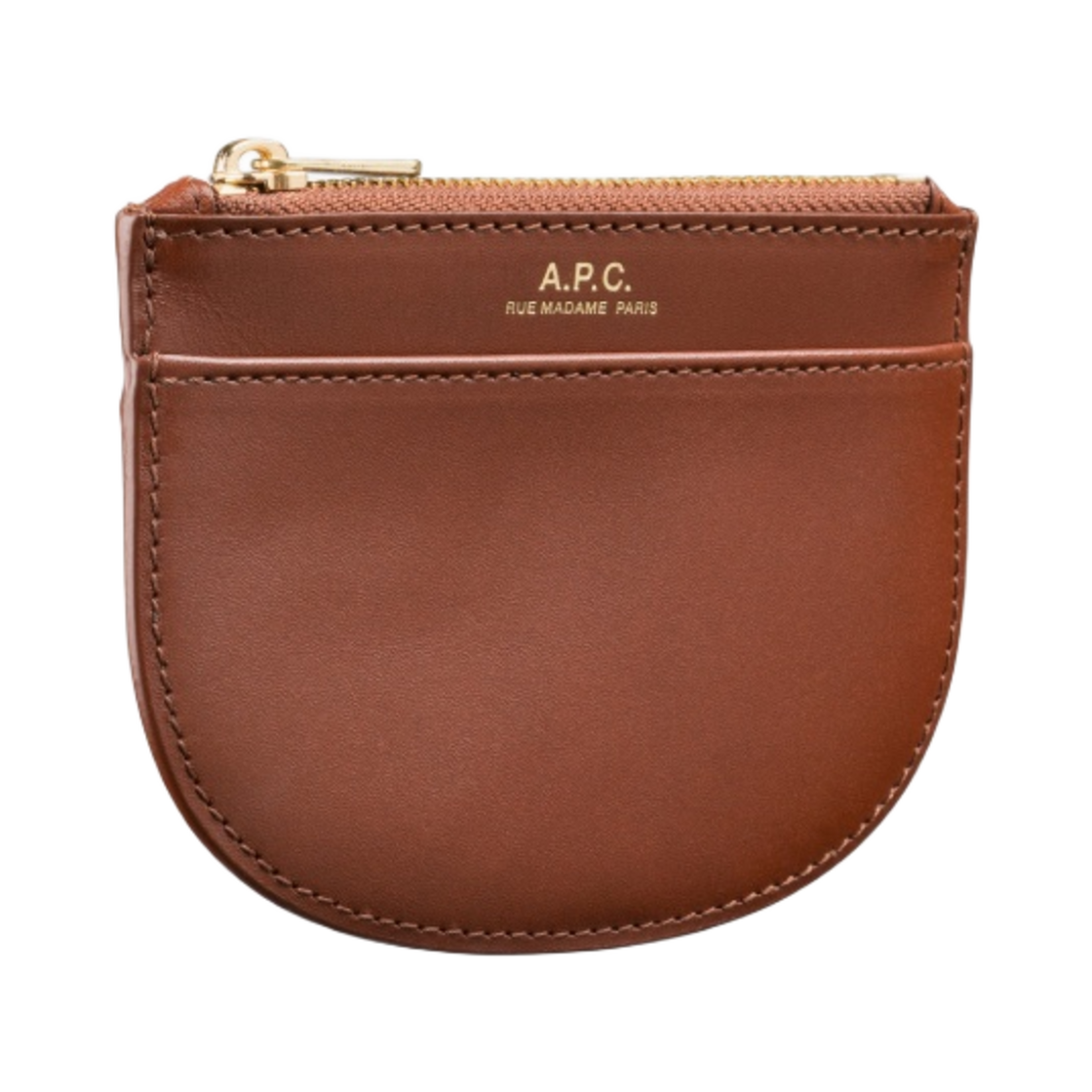 아페쎄 데미룬 뉴 동전 지갑 넛 브라운(A.P.C. Demi-Lune New Coin Purse Nut Brown) - 3