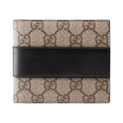 Gucci GG Supreme Wallet Beige Ebony