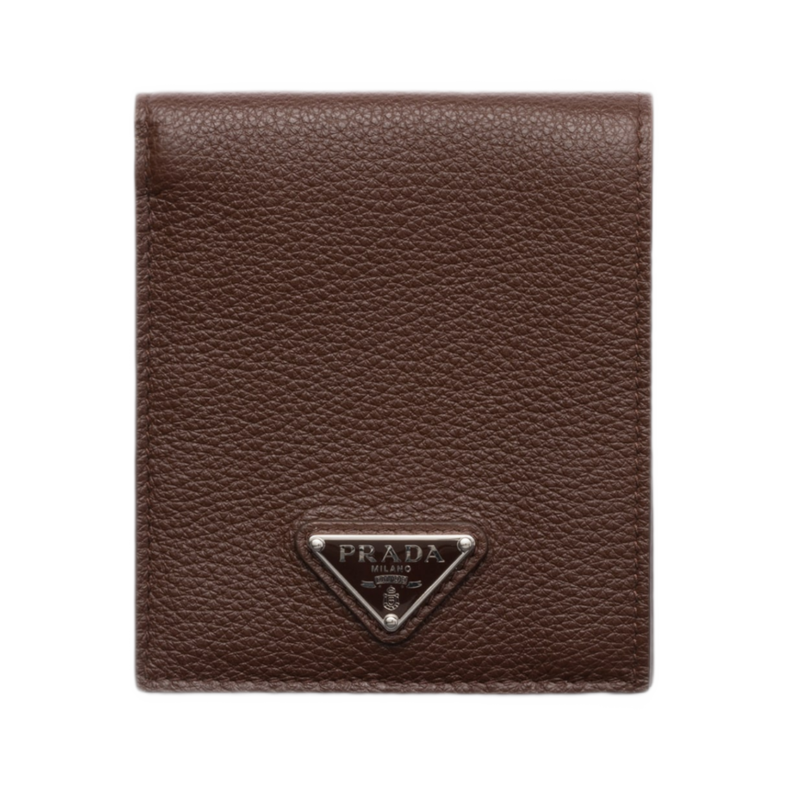 2MO513-2E54-F0038 Prada Leather Wallet Sienna