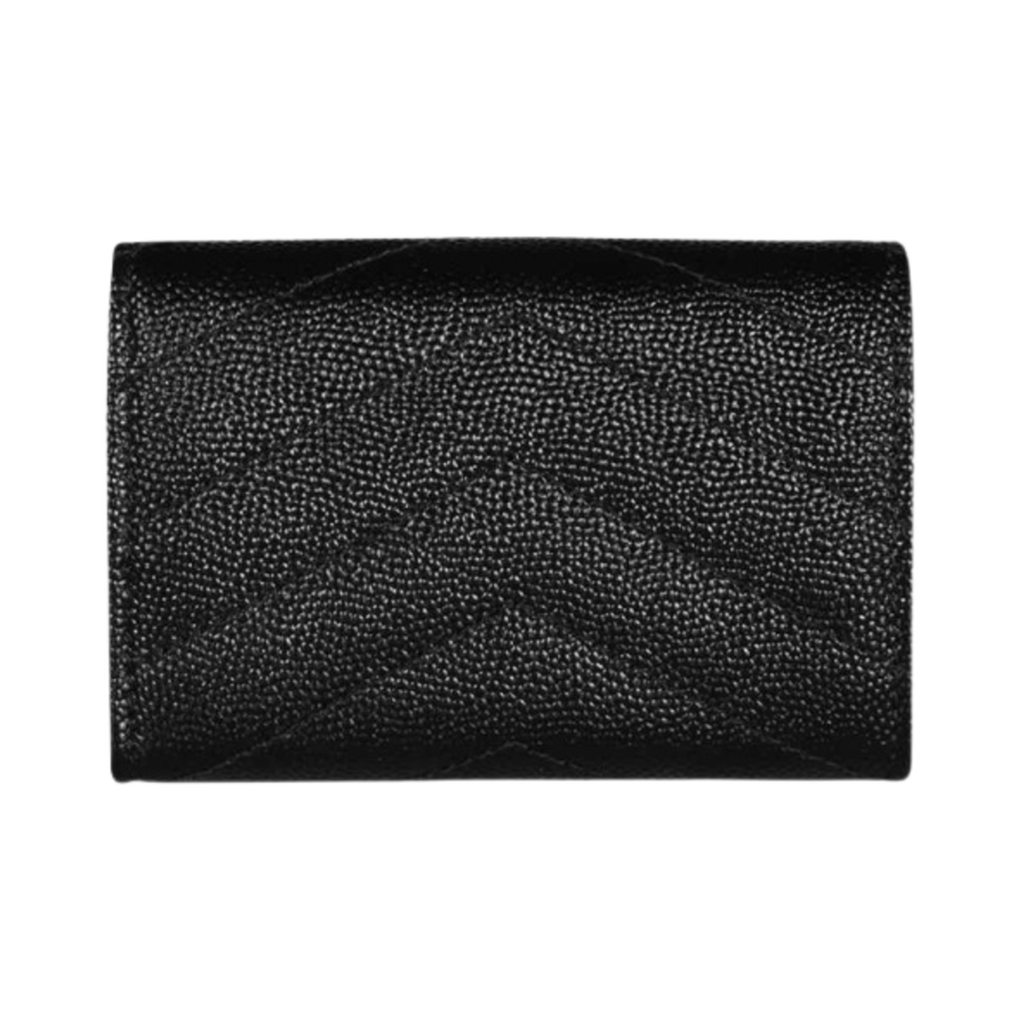 생로랑 그랑 드 뿌드르 카산드라 마틀라세 오리가미 타이니 지갑 블랙(Saint Laurent Cassandre Matelasse Origami Tiny Wallet in Grain de Poudre Embossed Leather Black) - 3