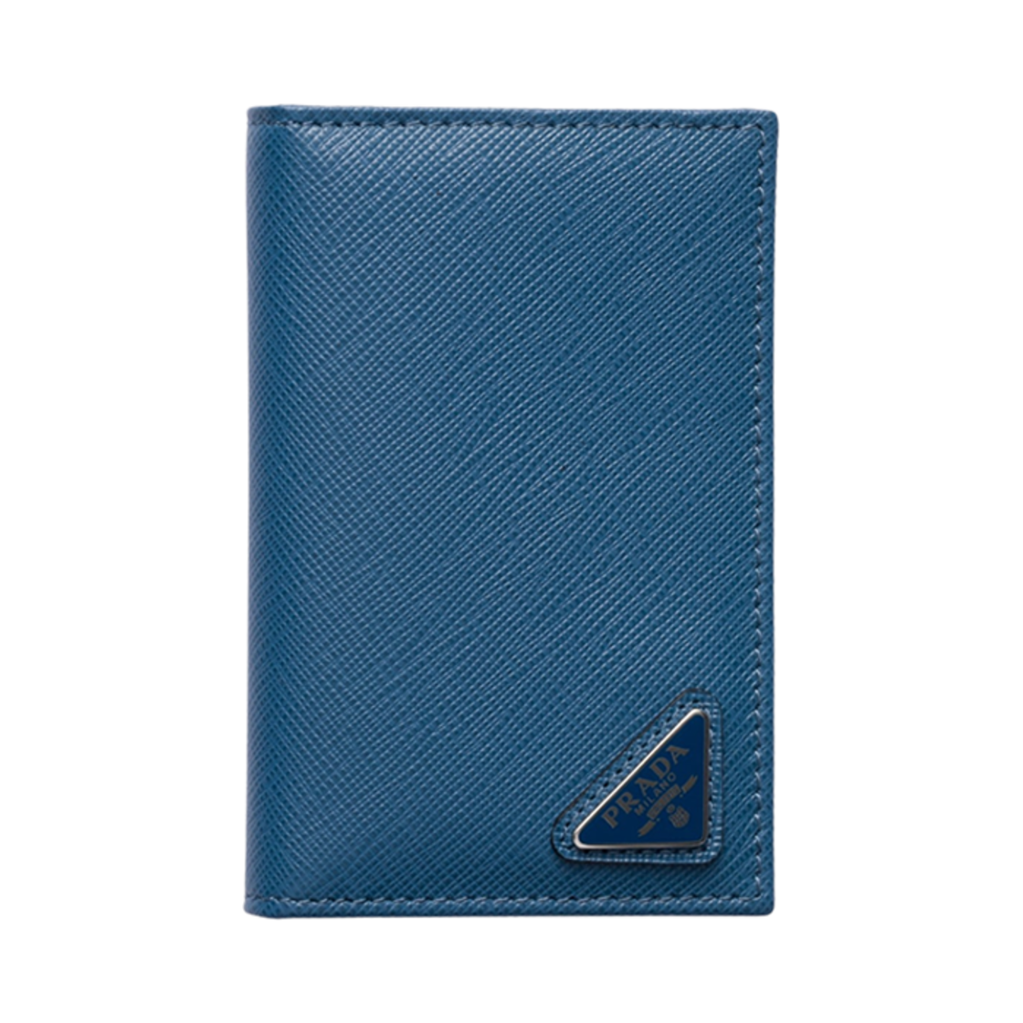 프라다 사피아노 레더 카드 홀더 에비에이터 블루(Prada Saffiano Leather Card Holder Aviator Blue) - 1