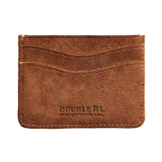 Double RL Roughout Suede Card Holder Light Java