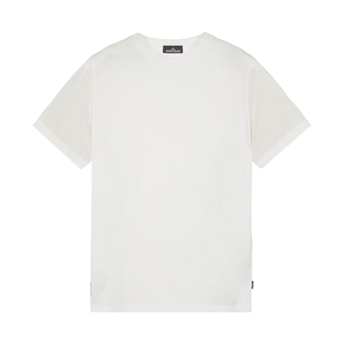 스톤 아일랜드 2012A 코튼 저지 가먼트 다이드 숏슬리브 티셔츠 내츄럴 화이트 - 23SS(Stone Island 2012A Cotton Jersey Garment Dyed Short Sleeve T-Shirt Natural White - 23SS) - 2