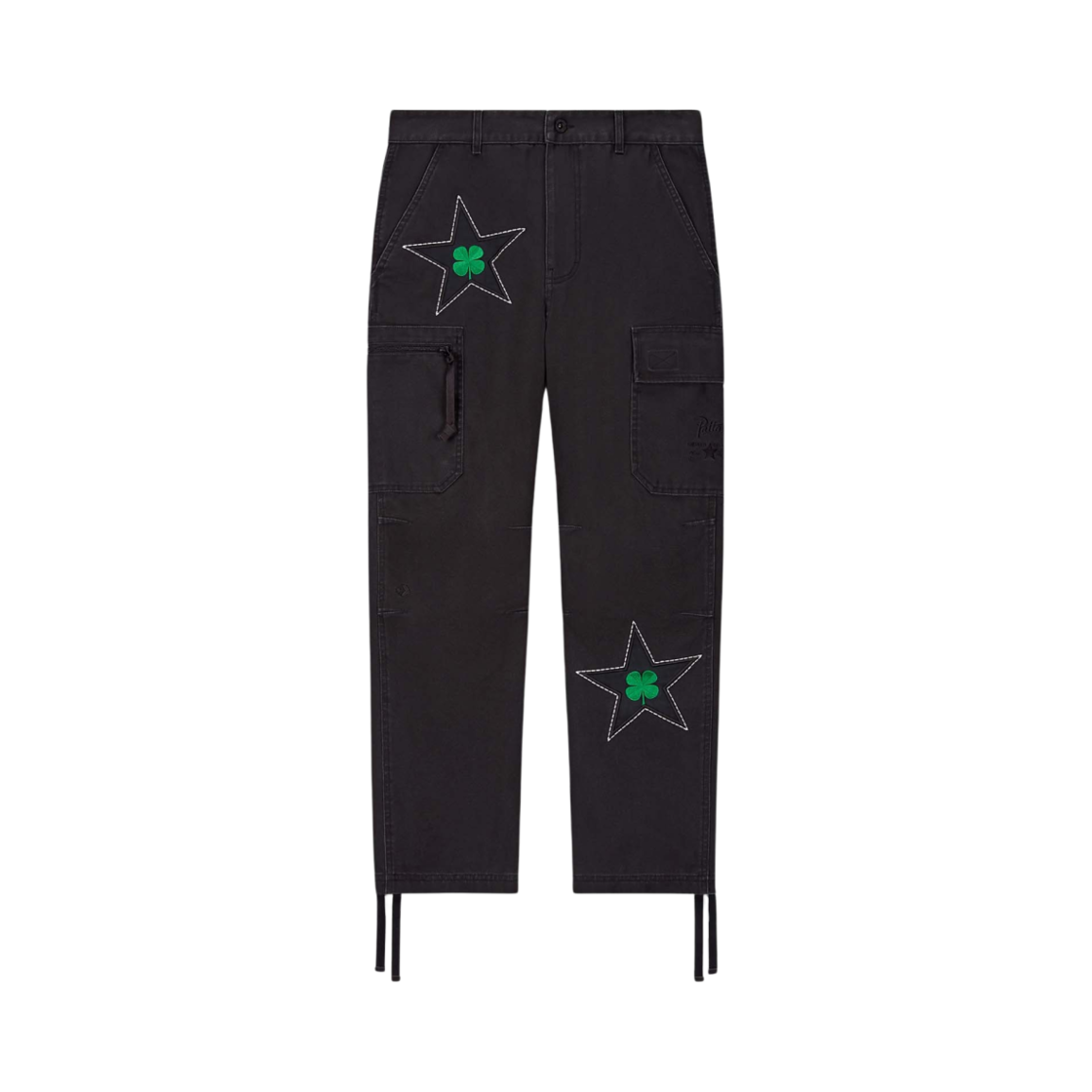 컨버스 x 파타 네잎클로버 카고 팬츠 블랙(Converse x Patta Four Leaf Clover Cargo Pants Black)