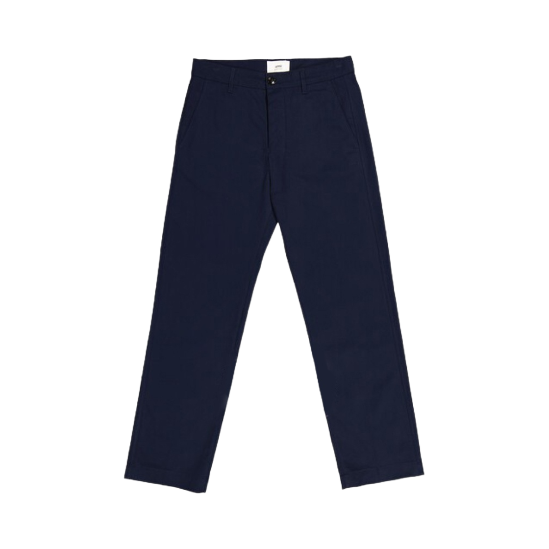 HTR005-CO0051-430 AMI Straight Fit Chino Pants Blue Night