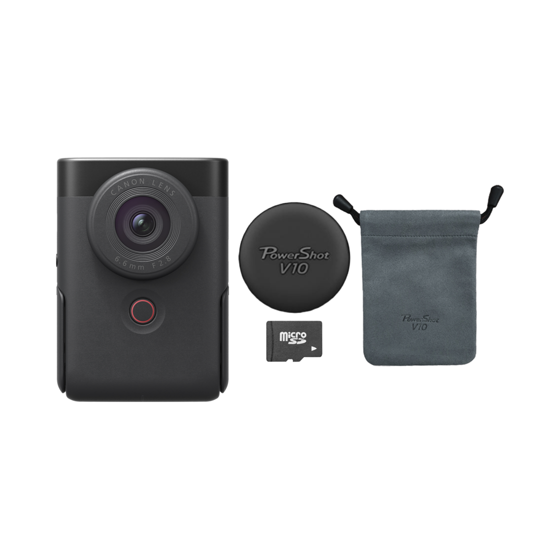 캐논 파워샷 V10 블랙 패키지 (32GB SD/파우치/렌즈캡)(Canon PowerShot V10 Black Pack)