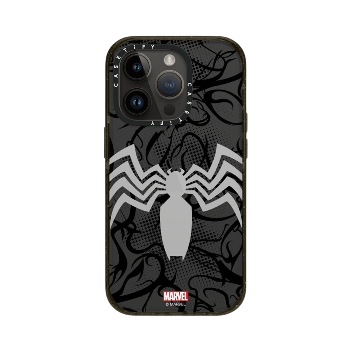 케이스티파이 x 마블 아이폰 베놈 수트 임팩트 케이스 클리어 블랙(Casetify x Marvel iPhone Venom Suit Impact Case Clear Black) - 3