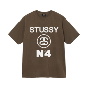 Stussy Pigment Dyed Stussy No.4 T-Shirt Coffee