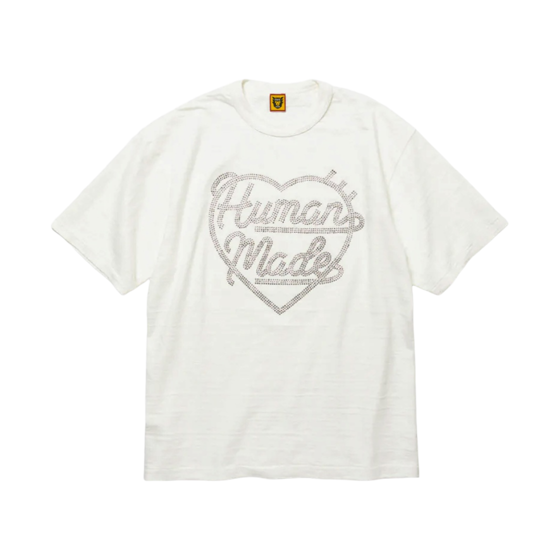 HM25TE015 Human Made Crystal Heart Jewelry T-Shirt #1 White - 대표 이미지 #1