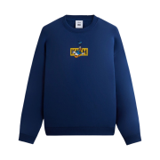 Kith x Disney for Mickey & Friends Cyber Monday Donald Duck Classic Logo Williams Crewneck Cyanotype