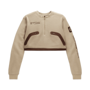(W) Nike x Travis Scott NRG BH Pullover Crew Khaki - Asia