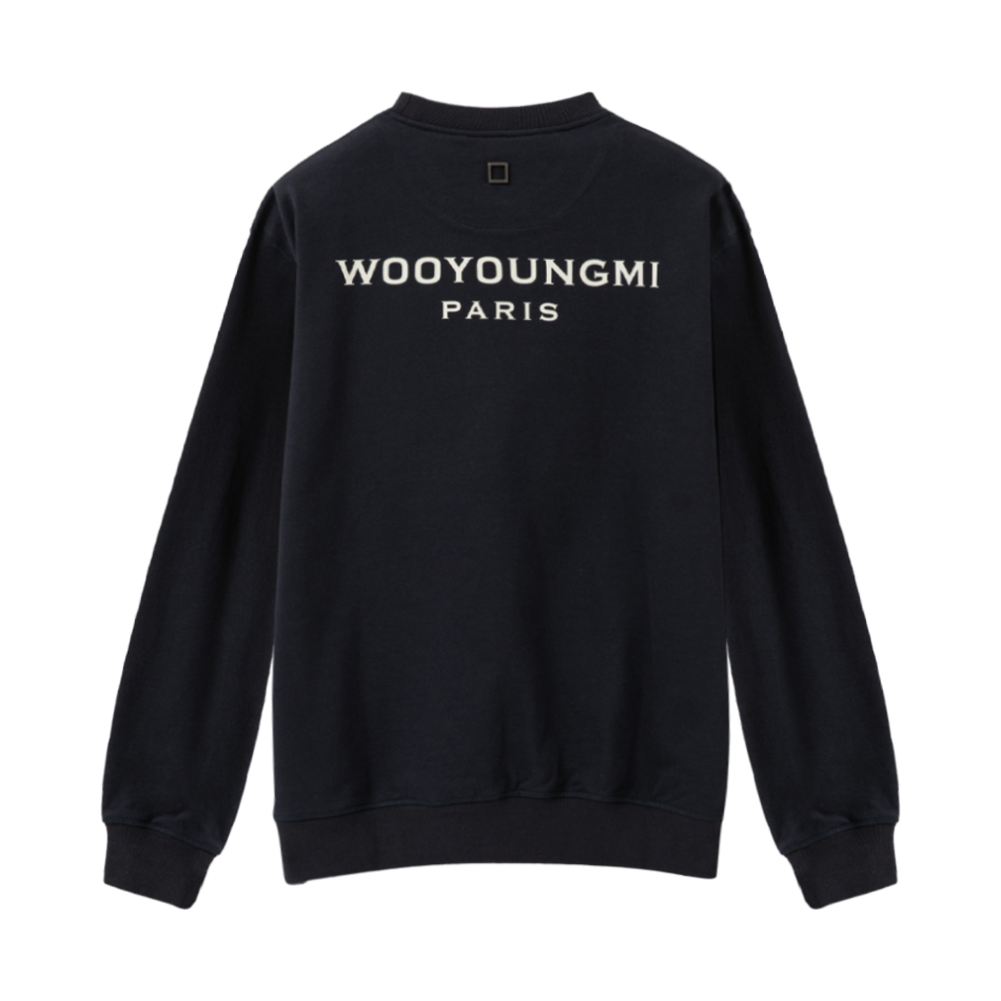 【関税込み】WOOYOUNGMI ブラック Line Embroidered フーディ a_1c22fa4247bd4c1e93f0efee5c7a