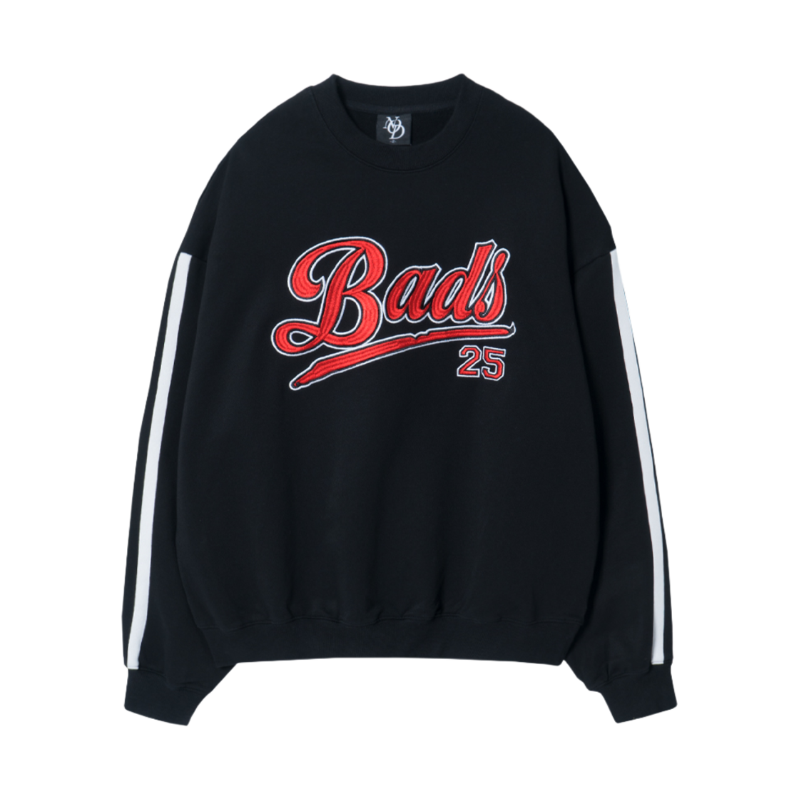 노드 베이스볼 팀 배드 크루넥 블랙(NOD Baseball Team Bads Crewneck Black)