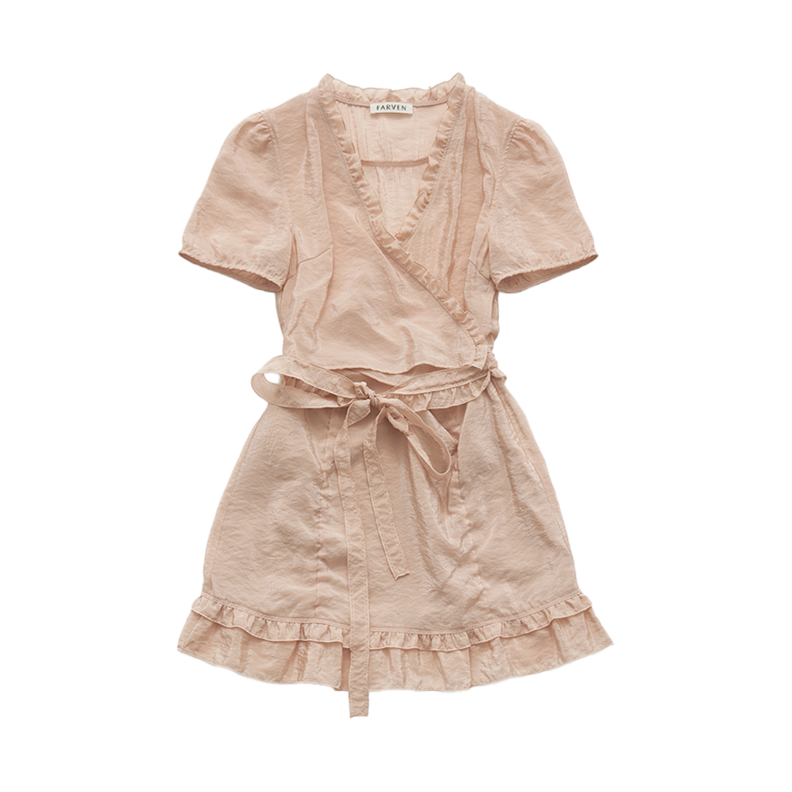 파르벵 에그 랩 드레스 로즈(FARVEN Egg Wrap Dress Rose)