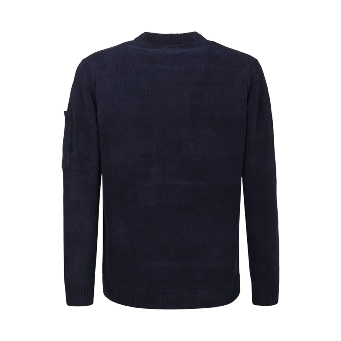C.P. 컴퍼니 셔닐 코튼 크루넥 니트 네이비 - 22SS(C.P. Company Chenille Cotton Crewneck Knit Navy - 22SS) - 2