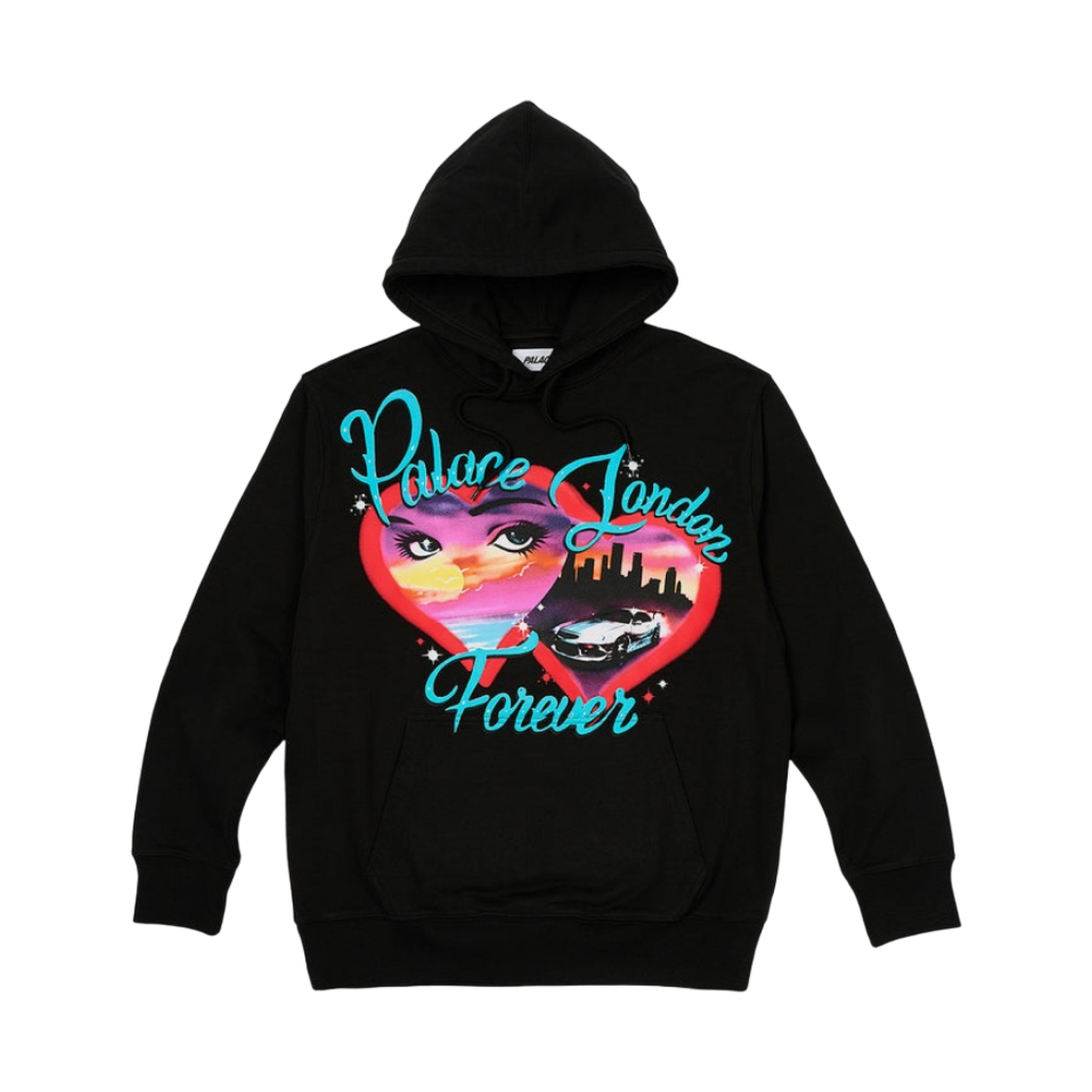 - Palace Forever Hood Black - 23SS