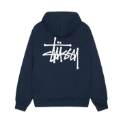 Stussy Basic Stussy Hoodie Navy