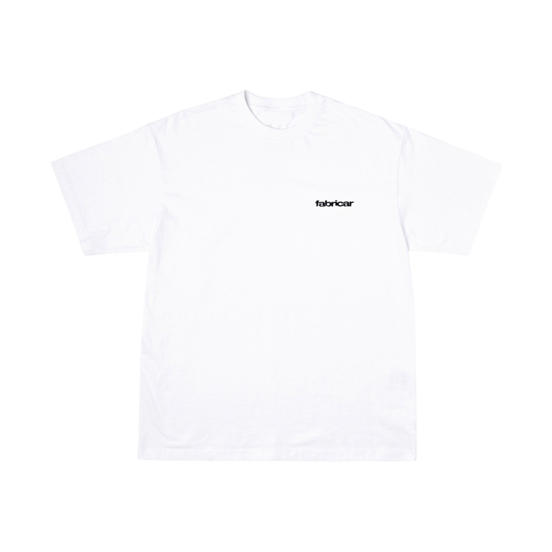 [KREAM 단독 / 예약 배송] 파브리카 X 슈퍼레이스 로고 티셔츠 화이트([KREAM 단독 / 예약 배송] Fabricar x SUPERRACE Logo T-Shirts White)
