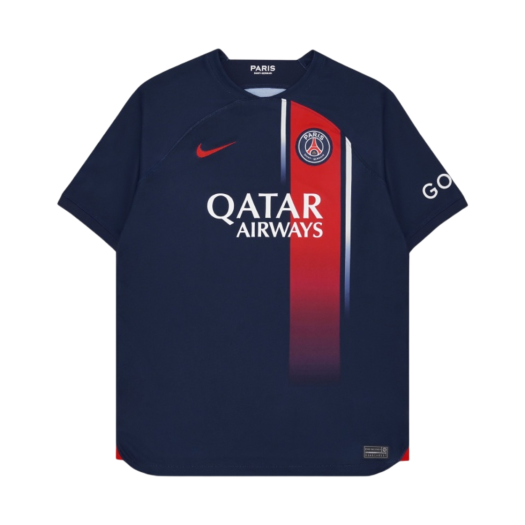 (Kids) Nike Paris Saint-Germain 2023/24 Dri-Fit Stadium Home Jersey Midnight Navy (Non Marking Ver.)