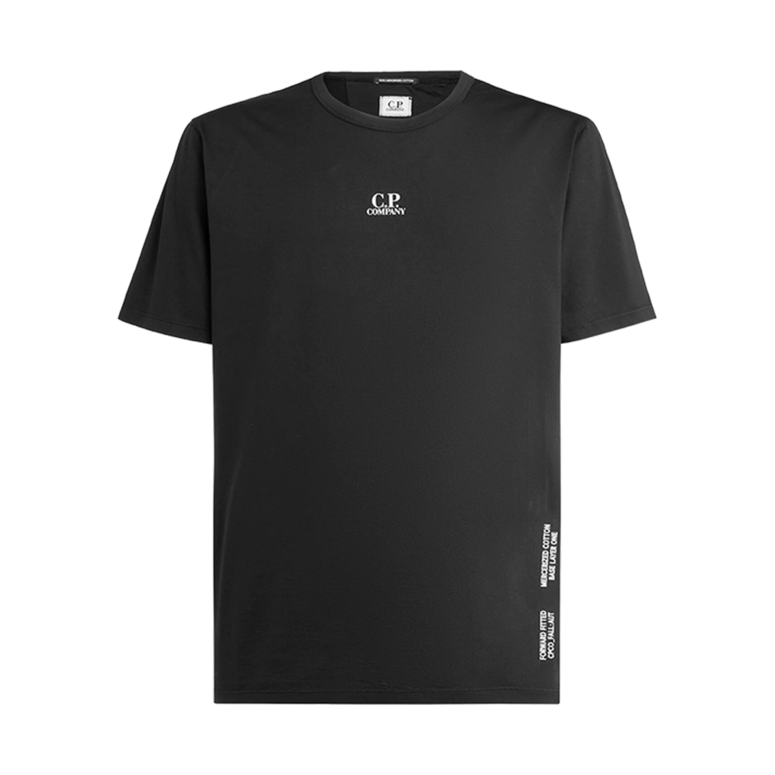 C.P. 컴퍼니 머서라이즈드 저지 로고 티셔츠 블랙 - 23FW(C.P. Company Mercerised Jersey Logo T-Shirt Black - 23FW) - 1
