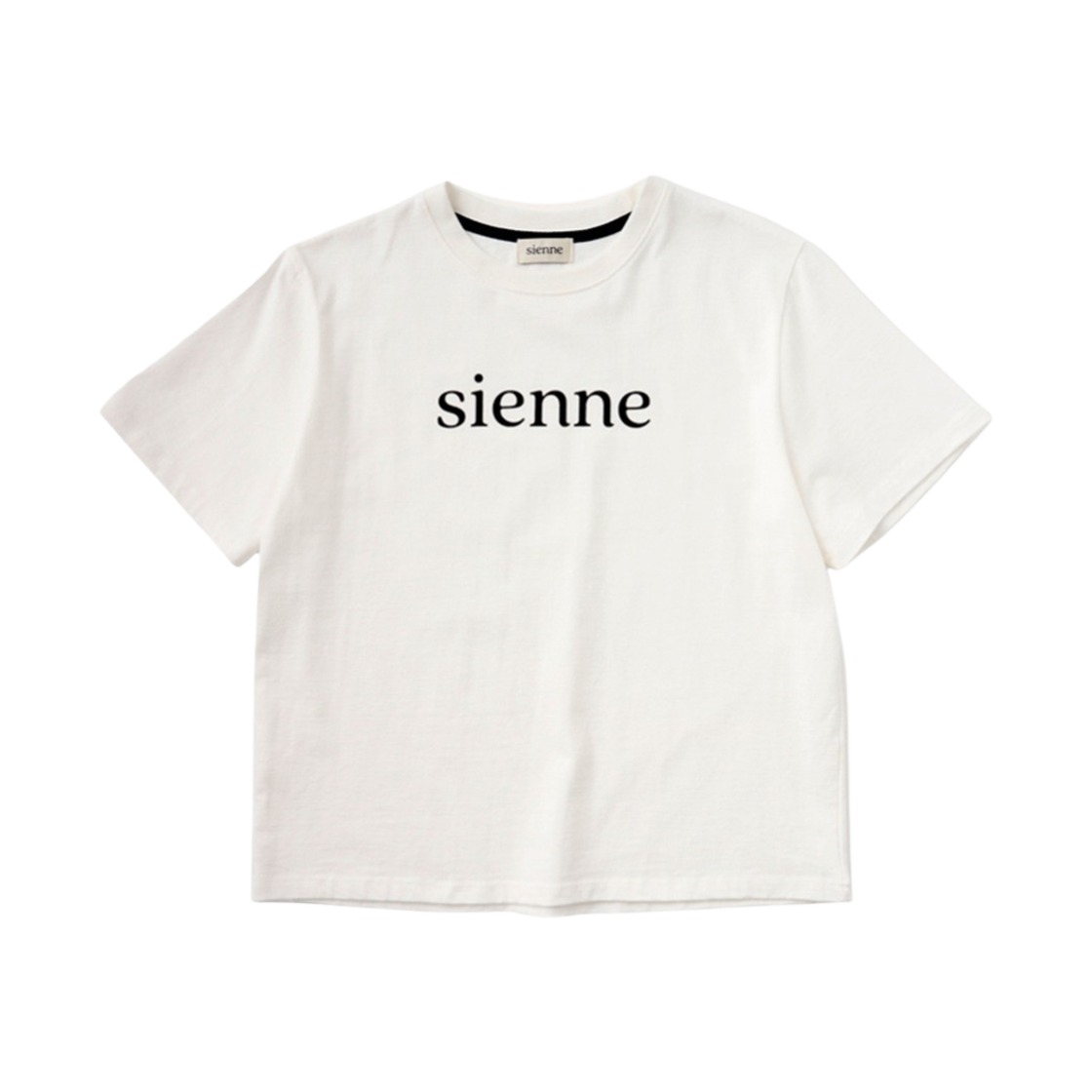 시엔느 클래식 로고 티셔츠 화이트