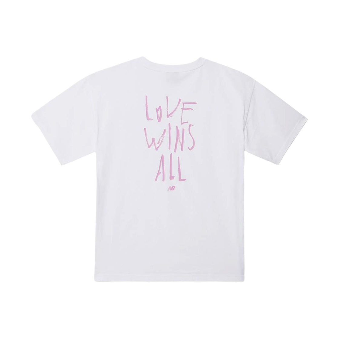 뉴발란스 x 아이유 러브 윈즈 올 티셔츠 화이트(New Balance x IU Love Wins All T-Shirt White)