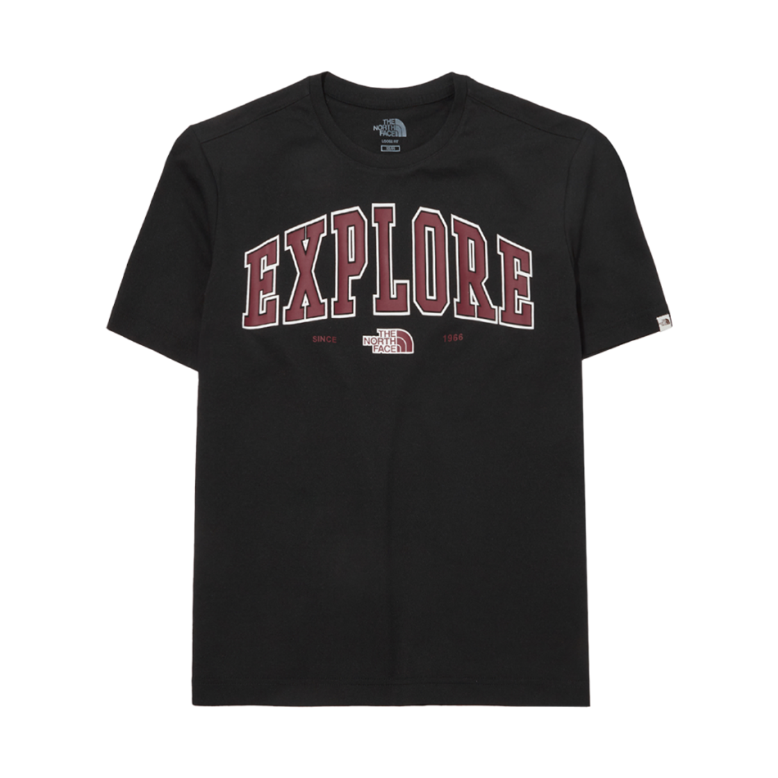 NT7UQ50K The North Face Explorer S/S Roundneck T-Shirt Black