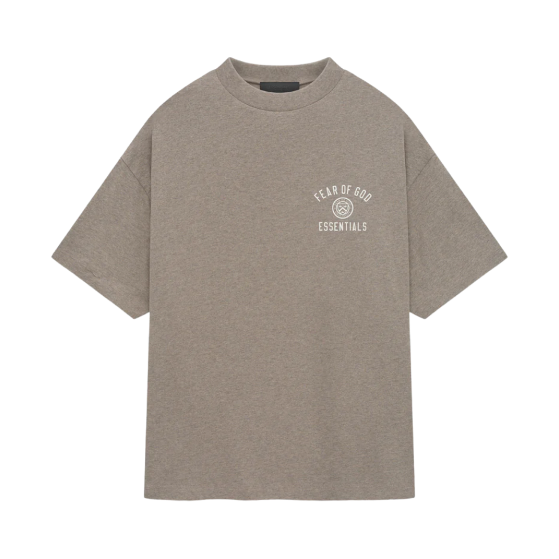 에센셜 저지 크루넥 티셔츠 헤더 그레이 - 24FW