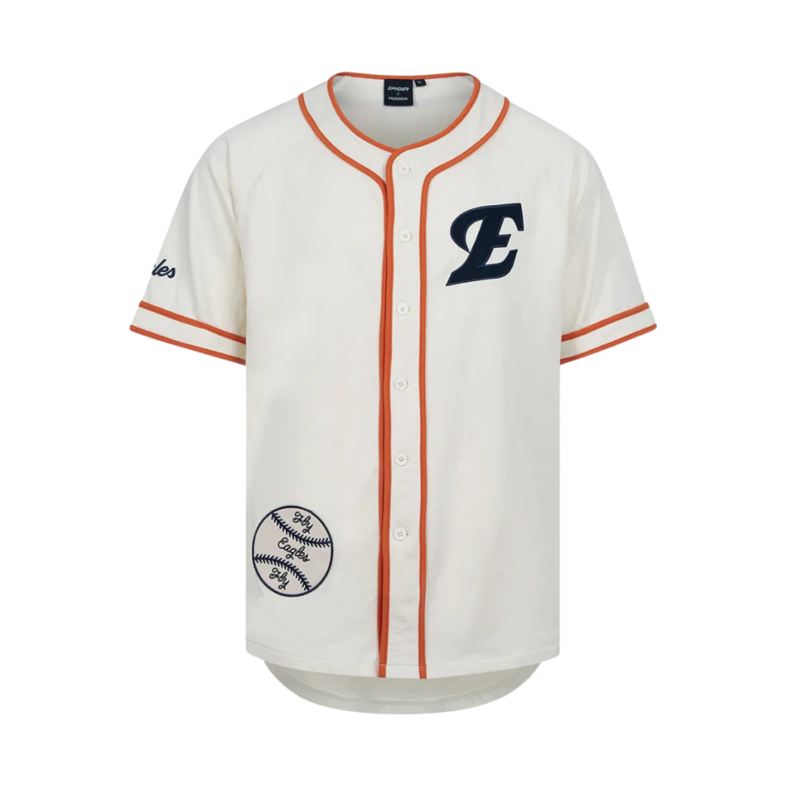SBKPCNRS901M-IVY Hanwha Eagles Spyder 25 Sweat Baseball Jersey Ivory (Non Marking Ver.)
