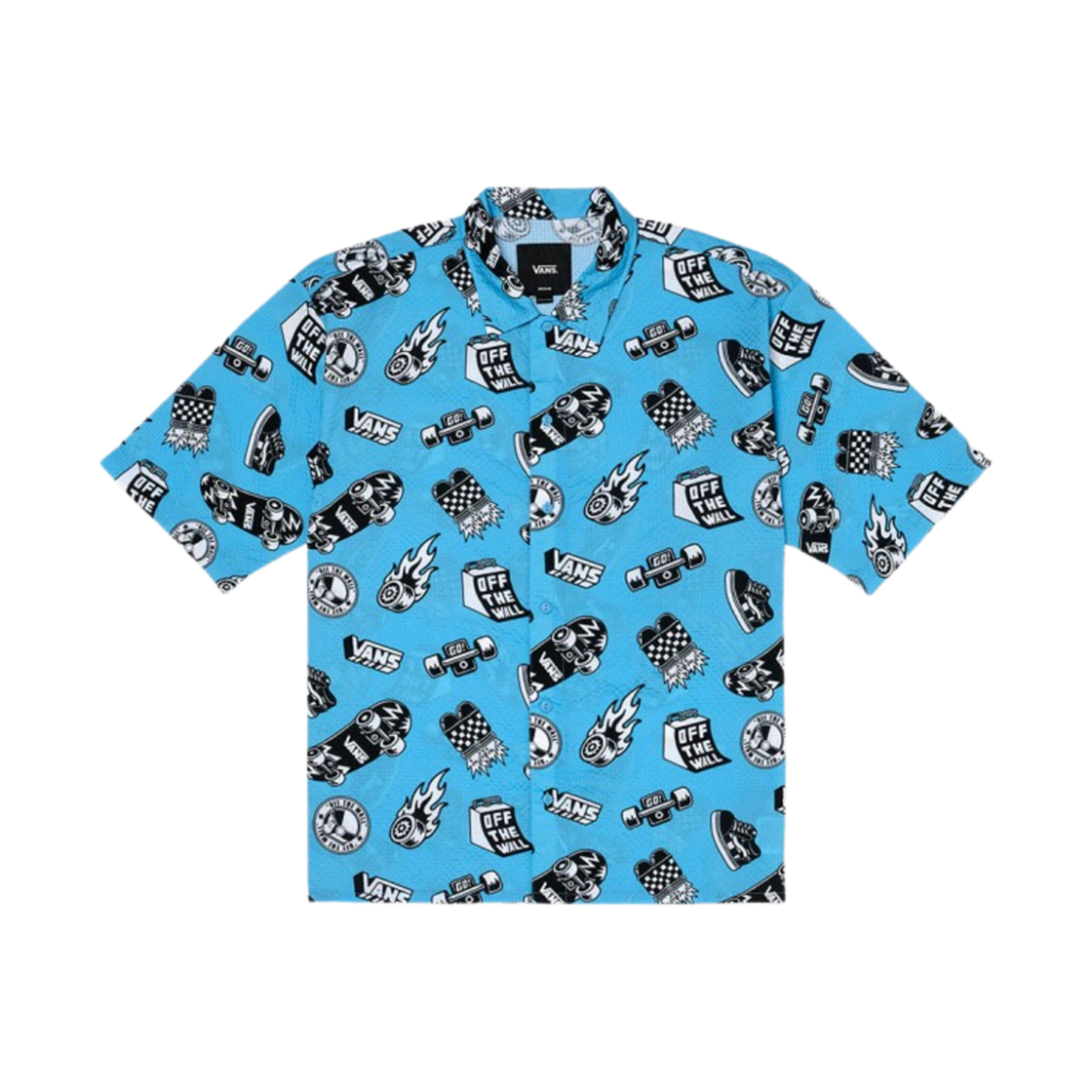반스 x 스페이스 몰리 숏슬리브 셔츠 블루(Vans x Space Molly Short Sleeve Shirt Blue)