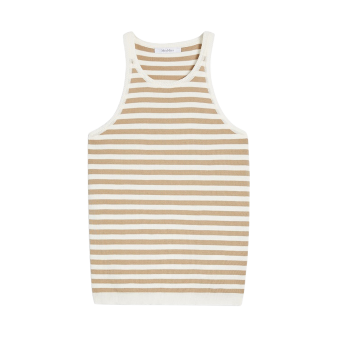 ARNES-009 (W) Max Mara Arnes Cotton Yarn Top Beige