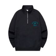 Nike Quarter Zip Top Birch Heather Black