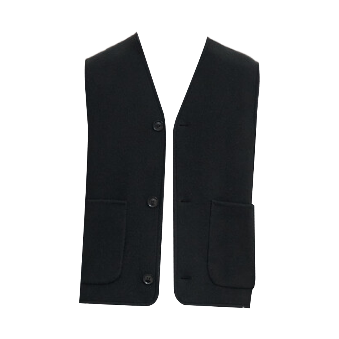 타임 옴므 카멜 블렌드 버튼 업 베스트 네이비(Time Homme Camel Blend Button-Up Vest Navy)
